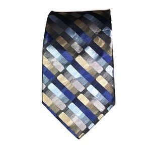 Stafford Essentials Patterned Silk Tie NWOT